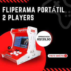 [LANÇAMENTO] Fliperama Retro Portátil com 2 Telas e 2 players + 10.000 jogos
