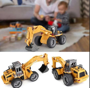 Mini Escavadeira 6 Brinquedo crianças construção Rec Partes Metal
