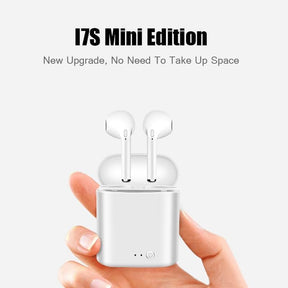 Fone de ouvido i7mini sem fio Bluetooth 5.0 TWS com microfone para iphone Android