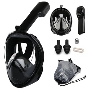 Máscara de Mergulho para mergulho com Snorkel Máscara Respiratória Acessórios De Equipamento de Natação com Suporte p/ GoPro