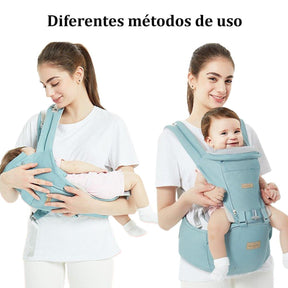 Canguru Ergonômico Bebê Wrap Sling Mochila De Viagem Com Assento Hipseat Para Bebê 0-36 Meses Suporta Mais de 10 kg