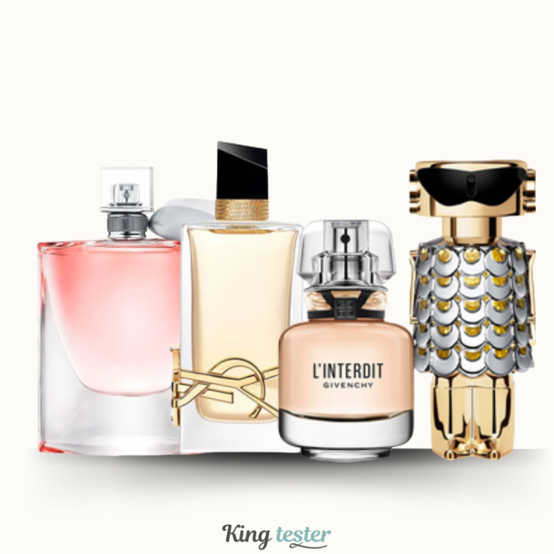 Lançamento Combo 4 perfumes - Libre, Fame, Línterdit e La vie est belle - 100ml