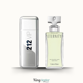 Combo de Perfumes 212 VIP NYC e CK Eternity - 100ml