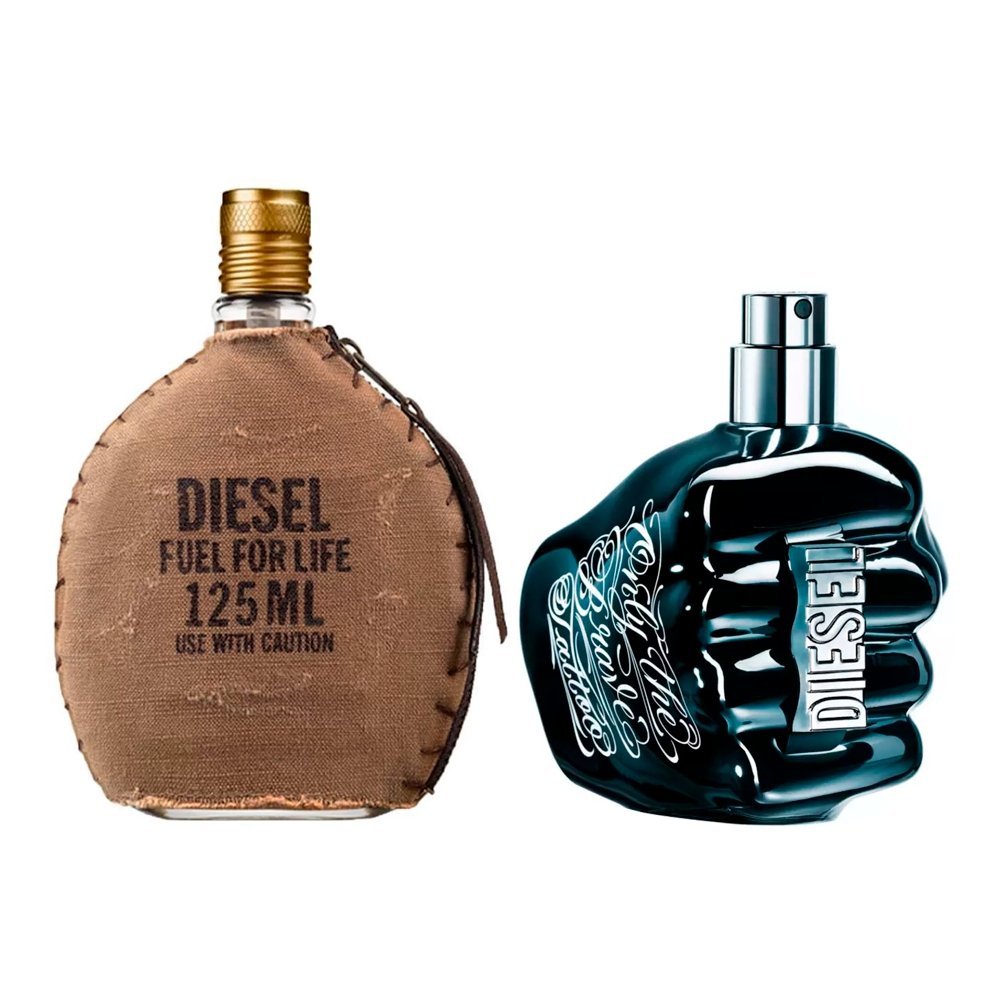 Combo de Perfumes Diesel - Fuel For Life e Only The Brave Tattoo
