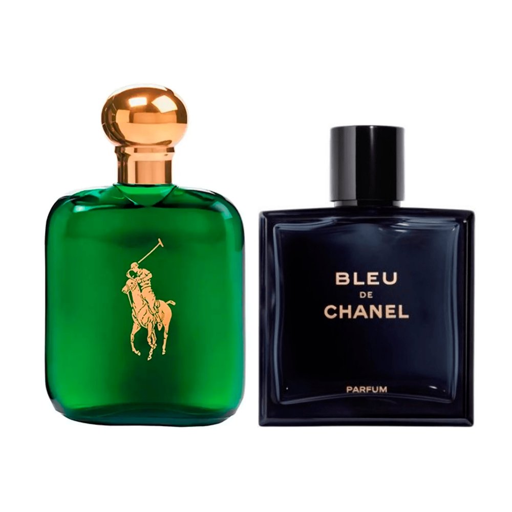 Combo de Perfumes Masculino 100 ml - Polo Green e Bleu de Chanel