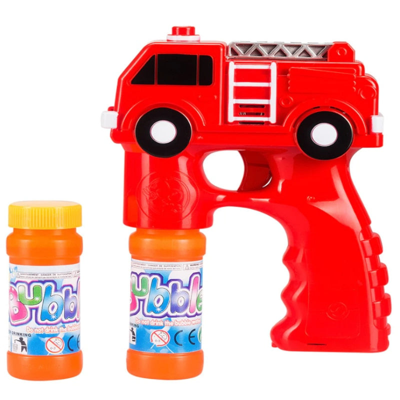 Brinquedo Infantil De Bolhas De Sabão Carrinho De Policia E Bombeiro