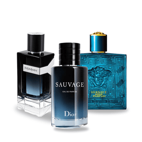 Combo 3 Perfumes - Y Yves Saint Laurent, Sauvage Dior,Versace Eros Versace - 100ml